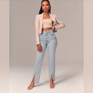 Abercrombie Curve Love Ultra High Rise 90s Straight Jeans